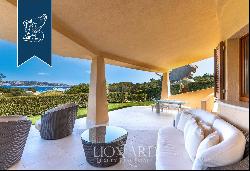 Luxury villa with a pool and rooftop terrace for sale in Sardinia