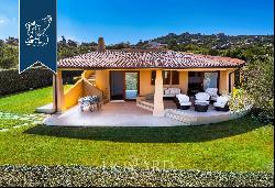 Luxury villa with a pool and rooftop terrace for sale in Sardinia