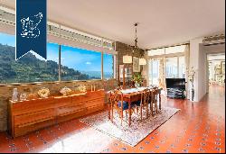 Exclusive luxury apartment with boundless views of the Tuscan hills surrounded by leafy Fl