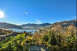 Stately villa in Montagnola with view of Lake Lugano for sale