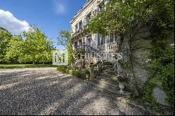 Charming 19th century manor house with swimming pool and caretaker's cottage between the 