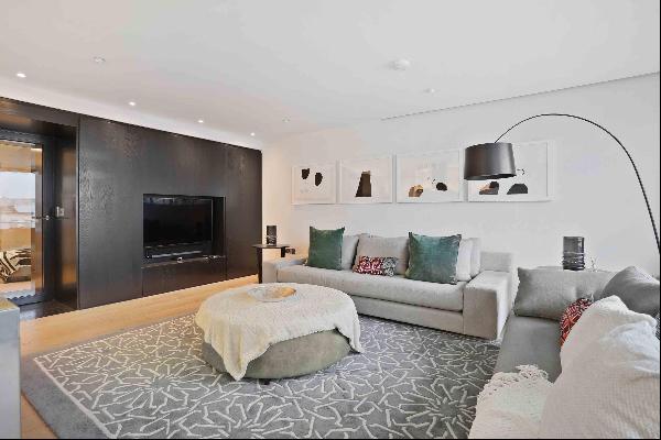 Duplex penthouse on the top levels of The W Hotel in Leicester Square, with access to hote