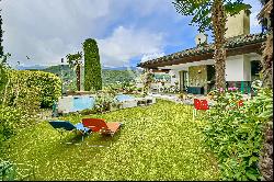 Lugano-Cadro: lovely villa with swimming pool & detached two-room apartment for sale