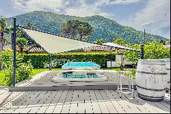 Lugano-Maroggia: Mediterranean-style villa with annexe, swimming pool & Jacuzzi for sale