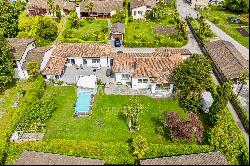 Lugano-Maroggia: Mediterranean-style villa with annexe, swimming pool & Jacuzzi for sale