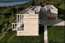 Lake view villa designed by David Chipperfield