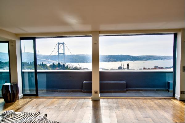 Ortakoy Apartment with Bosphorus Bridge Views