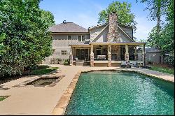 Arts and Crafts Style Home with Pool on Idyllic Cul-de-sac Lot
