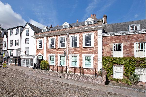 A magnificent Grade I property in an exclusive position opposite Exeter’s beautiful cathed