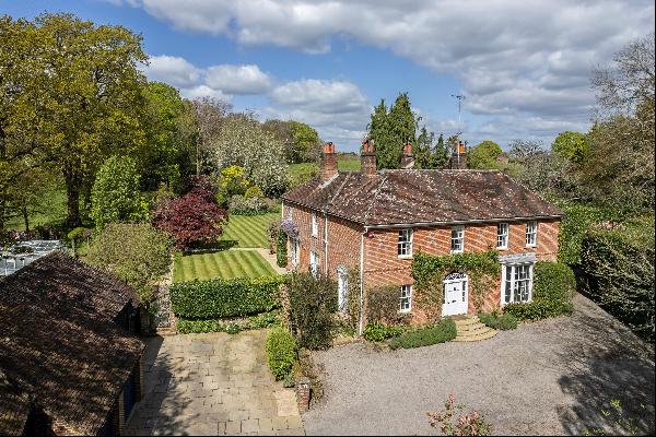 An elegant country house on the fringes of Chiddingfold.