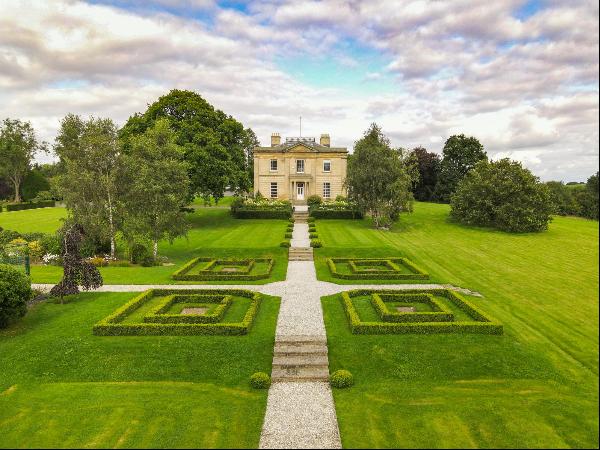 One of Yorkshire’s finest Georgian manor houses, standing in beautiful landscaped grounds 