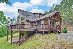 Secluded Cabin Nestled Above The Toccoa River