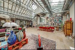 Paris 20th - Saint-Blaise - Superb loft with Gustave Eiffel glass roof.