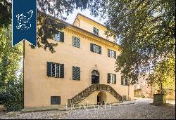 19th-century estate with olive groves and a pool in Livorno's countryside, near the Tuscan