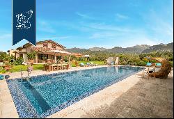 Charming estate with a big private park, a wellness centre and a designer pool for sale a 