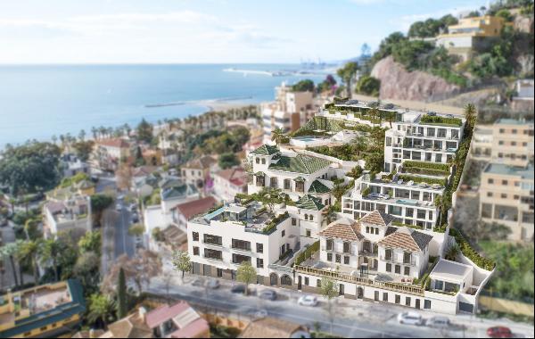 Impressive apartment in prestigious residential area next to the sea, Malaga East