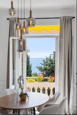 Renovated niçoise villa: Mediterranean elegance with sea view