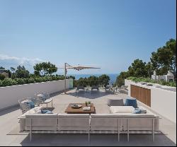 Villa under construction with sea views for sale in Costa den Bl, Calvia 07181