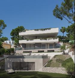 Villa under construction with sea views for sale in Costa den Bl, Calvià 07181