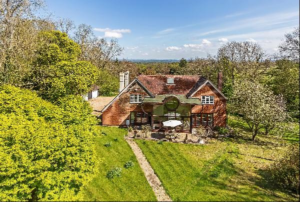 A rare opportunity set high on the North Downs within the Surrey Hills and benefitting fro