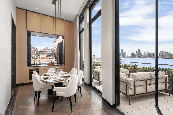 <p>Welcome to the combined penthouse and seventh floor option at Maison Hudson. With the p