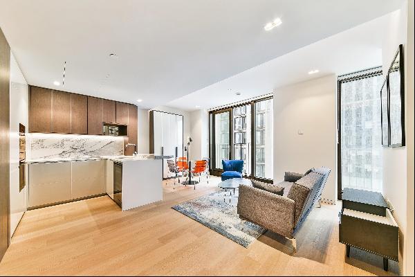 Modern 1 bedroom apartment to rent in Thirty Casson Square, Southbank SE1.