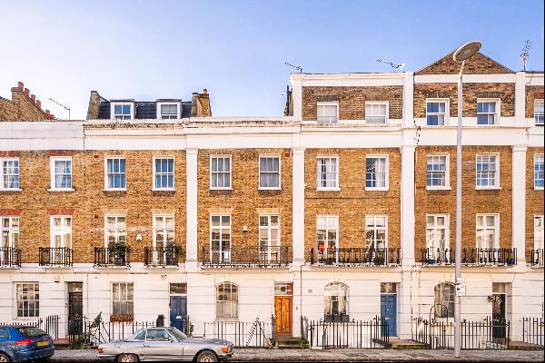 A house and basement flat in need of full renovation in Chelsea, SW3.