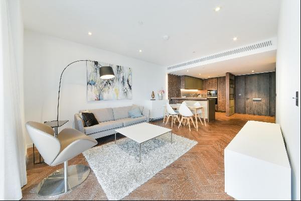 A two bedroom apartment to let in Battersea Power Station, SW11.