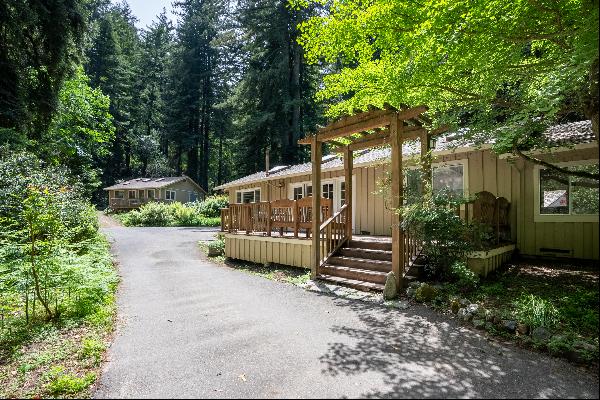 Dual Living Paradise: Two Homes, Travel Trailer, and Workshop on 1.2 Acres