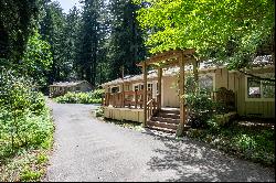 Dual Living Paradise: Two Homes, Travel Trailer, and Workshop on 1.2 Acres
