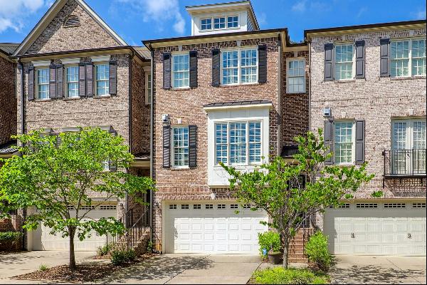 Exquisite Three-Story Townhouse In The Heart of Alpharetta's City Center