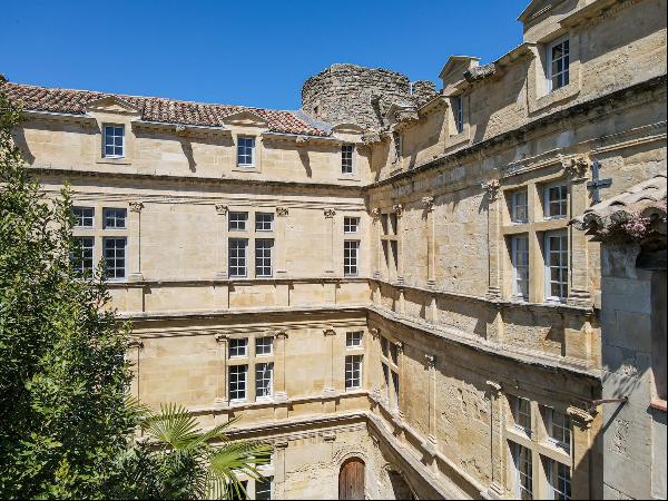 Village chateau close to Uzes.