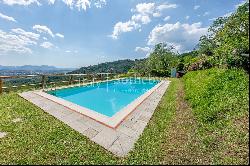 Ancient farmhouse with a view on the hills of Lucca