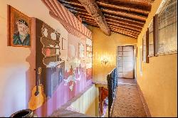 Ancient farmhouse with a view on the hills of Lucca