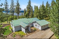 Lake View Ranchette with Guest Home