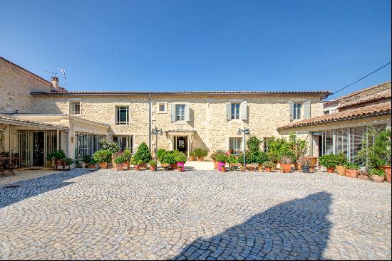 Village house with exterior