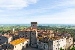 Bright and panoramic apartment by the iconic tower of Capalbio