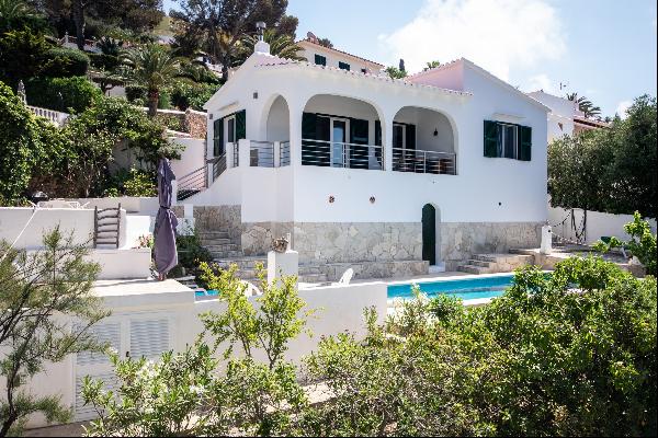 Sea view chalet with pool in Son Bou