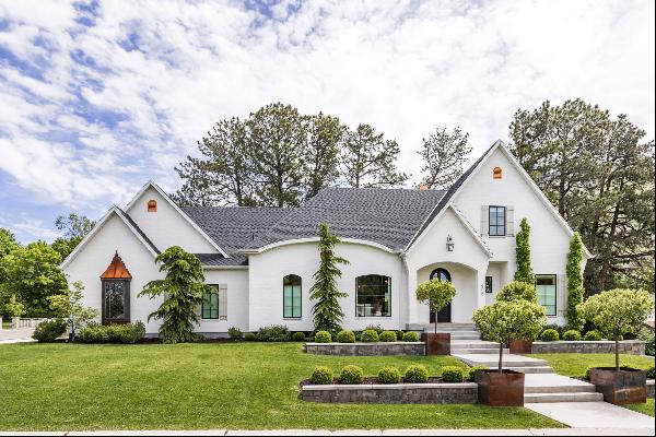 Elegant and Meticulous French Transitional Modern Tudor