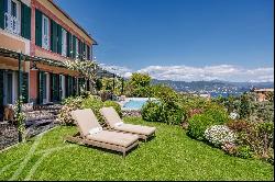 Private Villa with Panoramic View of Portofino