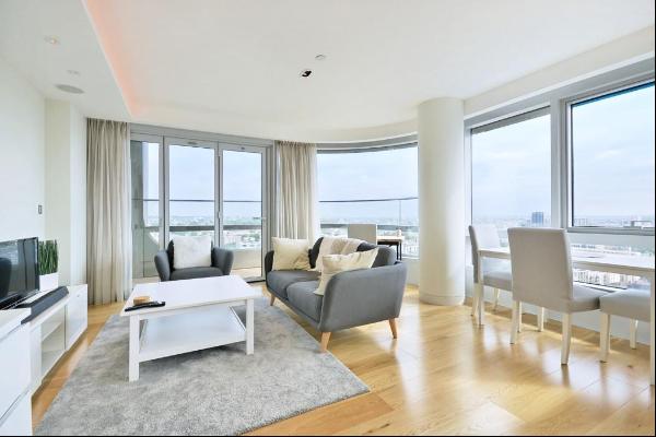 A stunning 18th floor, two bedroom apartment in the Canaletto Tower.