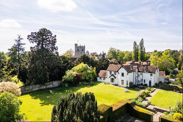 A beautiful example of a Victorian vicarage set in an elevated position in the popular vil