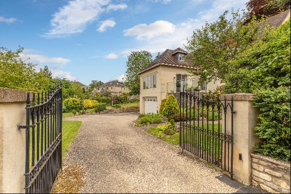 A modern, detached family home built in 2008 with lift, garage and grounds in a central Ba