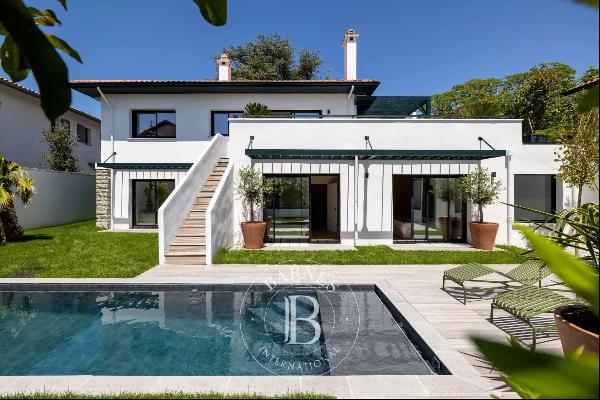 BIARRITZ, PARC D'HIVER, BEAUTIFUL RENOVATED HOUSE WITH POOL