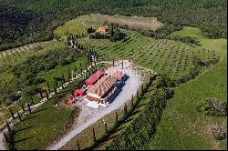 Exclusive wine estate in the Tuscan hills