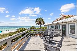 Superbly Located Gulf-Front Beach Home On Large Lot With Potential