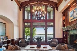 Spectacular Lake Minnetonka estate with 150 feet of waterfront.