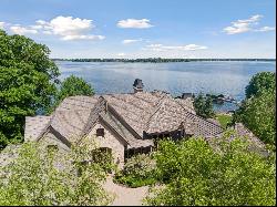 Spectacular Lake Minnetonka estate with 150 feet of waterfront.