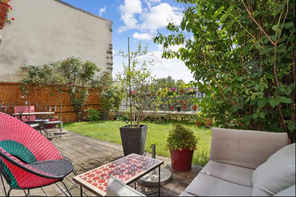 Paris 18 - Amazing apartment with a private garden in the heart of Montmartre