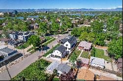 A Modern Tudor-style single-family home built in 2024 near Sloan's Lake